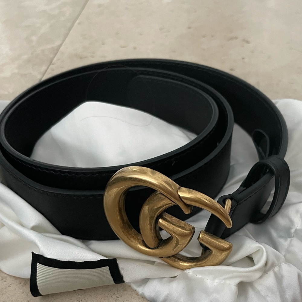 Black Gucci Belt